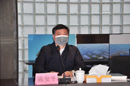 宁波市政协副主席陈安平莅临hth官网入口传感开展“三服务”活动调研