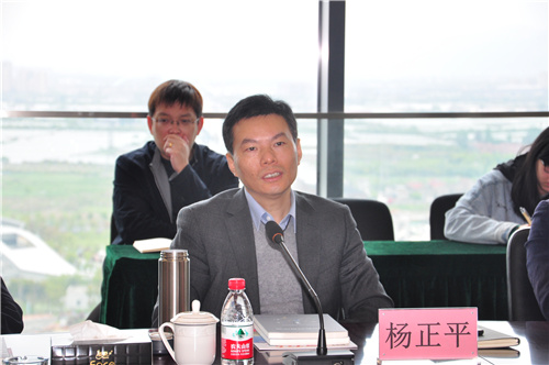 江北区杨正平区长一行莅临hth官网入口传感调研指导工作