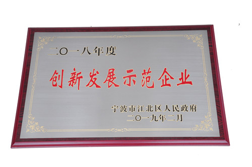 公司荣获“2018年度创新发展示范企业奖”